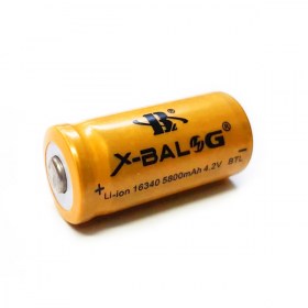  X-BALOG 16340 5800mAh 4.2V Li-Ion BTL aкумулаторна батерия 16340 5800mAh 4.2V Li-Ion